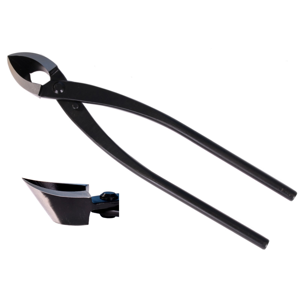Dingmu Bonsai-Konkavzange 280 mm Carbonstahl schwarz – Art. 60928