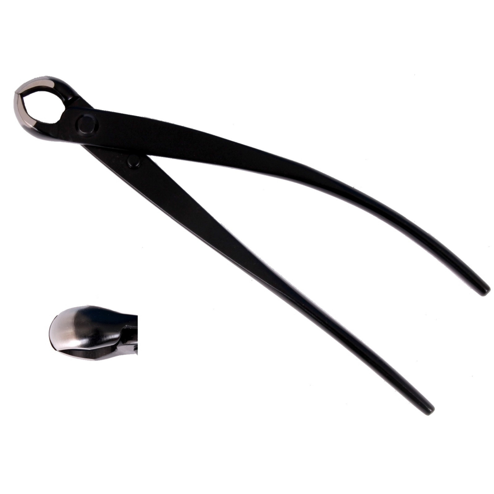 Dingmu Bonsai-Knospenzange 210 mm Carbonstahl schwarz – Art. 60933
