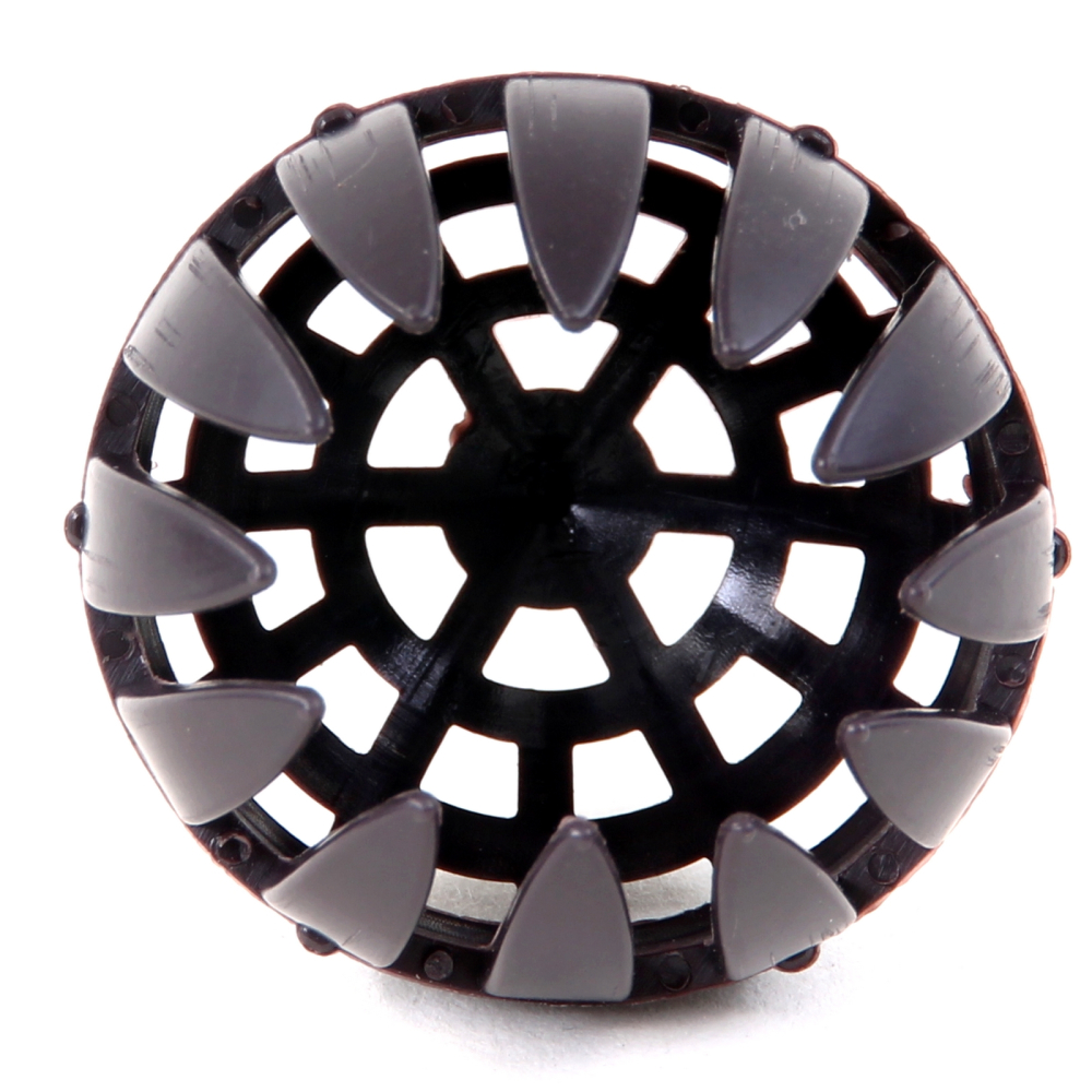 Dünger-Korb, rund mit Pin, dunkelbraun, 3,5 cm Ø  10er Pack   61007