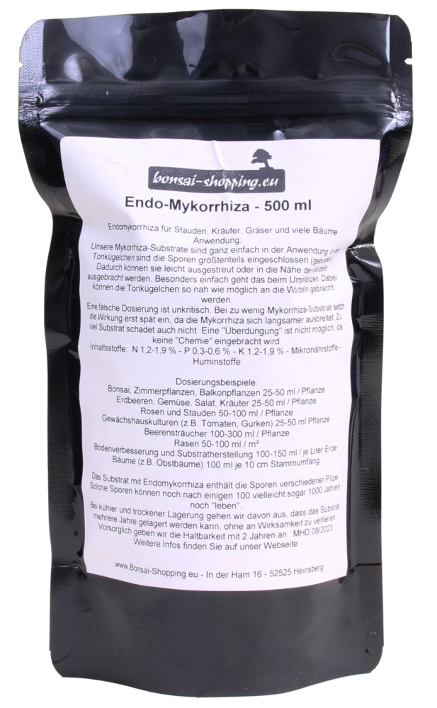 Mykorrhiza, Endomykorrhiza, VA-Mykorrhiza - 500 ml für viele Pflanzen und Bonsai  63052