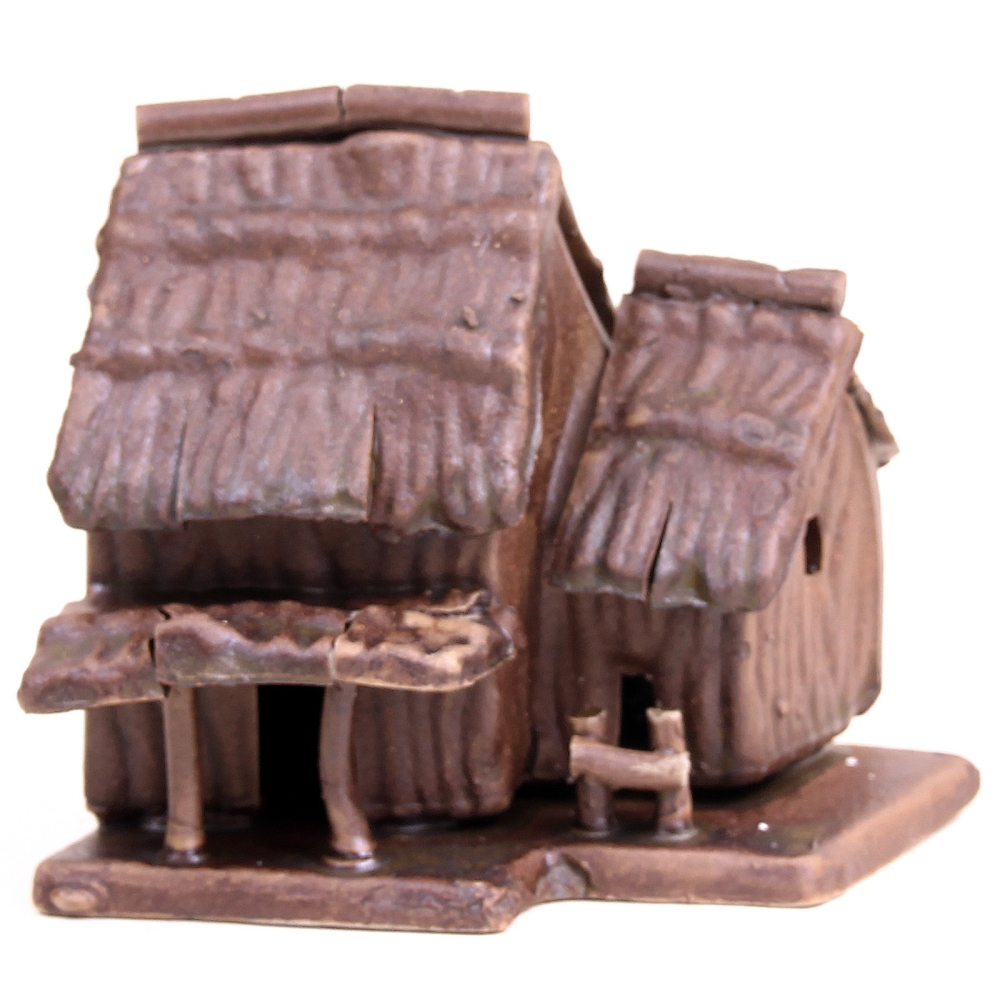 Bonsai - Figur,  Asiatisches Bauernhaus 8 x 6,5 x 7,5 cm  70907