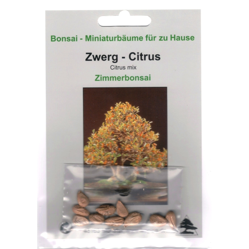 Bonsai - 10 Samen Zwerg-Citrus, Citrus mix, 90022