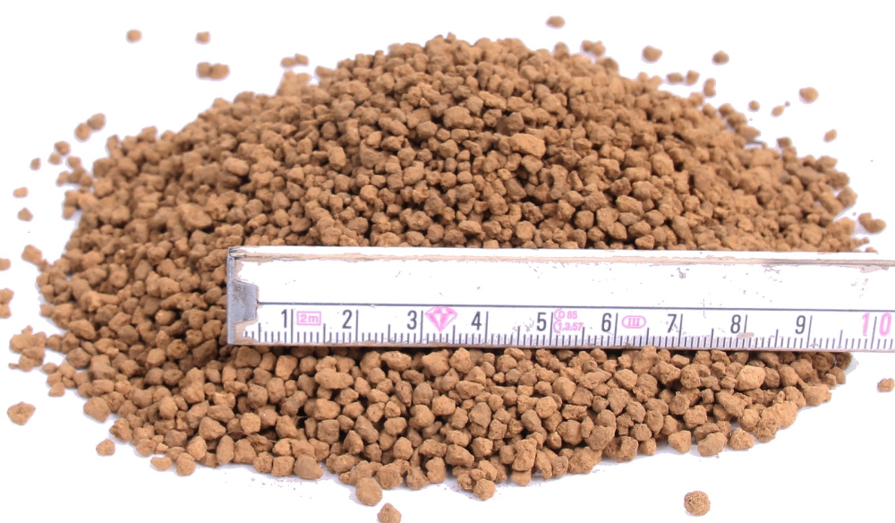 Bonsai-Erde Akadama 1-3 mm 12.5 l Ibaraki Double Line hart Japan ca. 10 kg