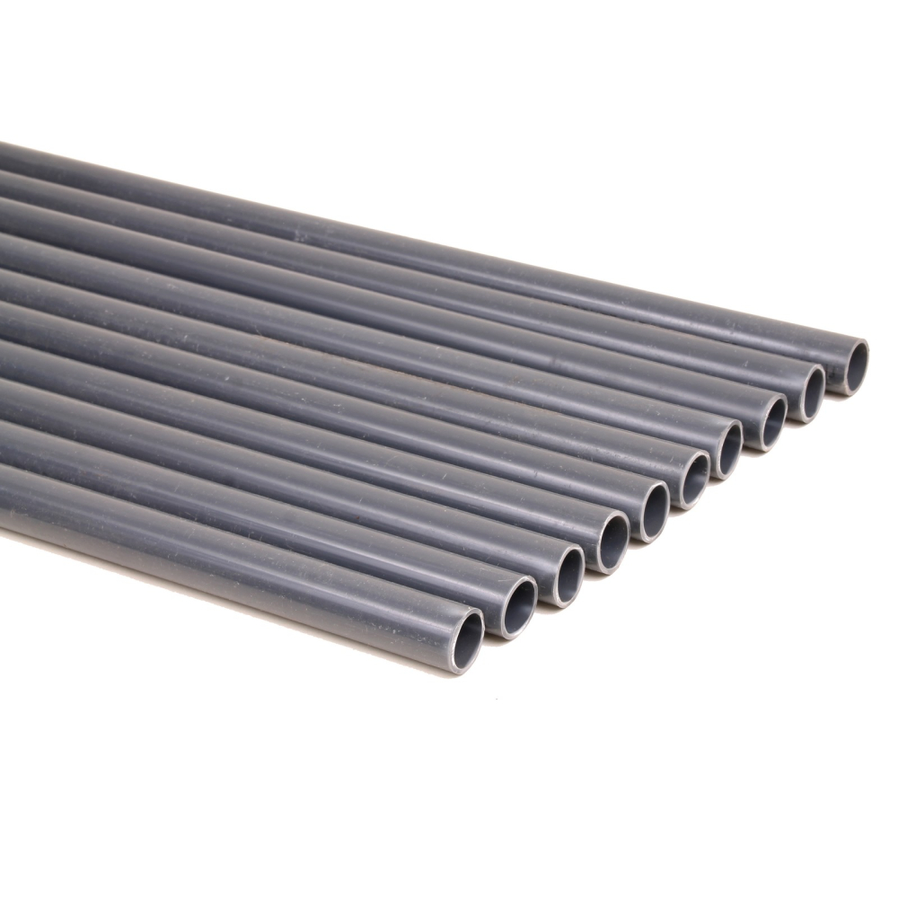 10 Stück PVC-Rohr 20 mm Ø, 80 cm