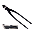 Dingmu Bonsai-Konkavzange 280 mm gebogene Schneide Carbonstahl schwarz–Art.60961